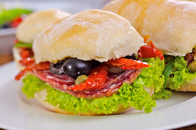 ciabatta bread italian sandwich